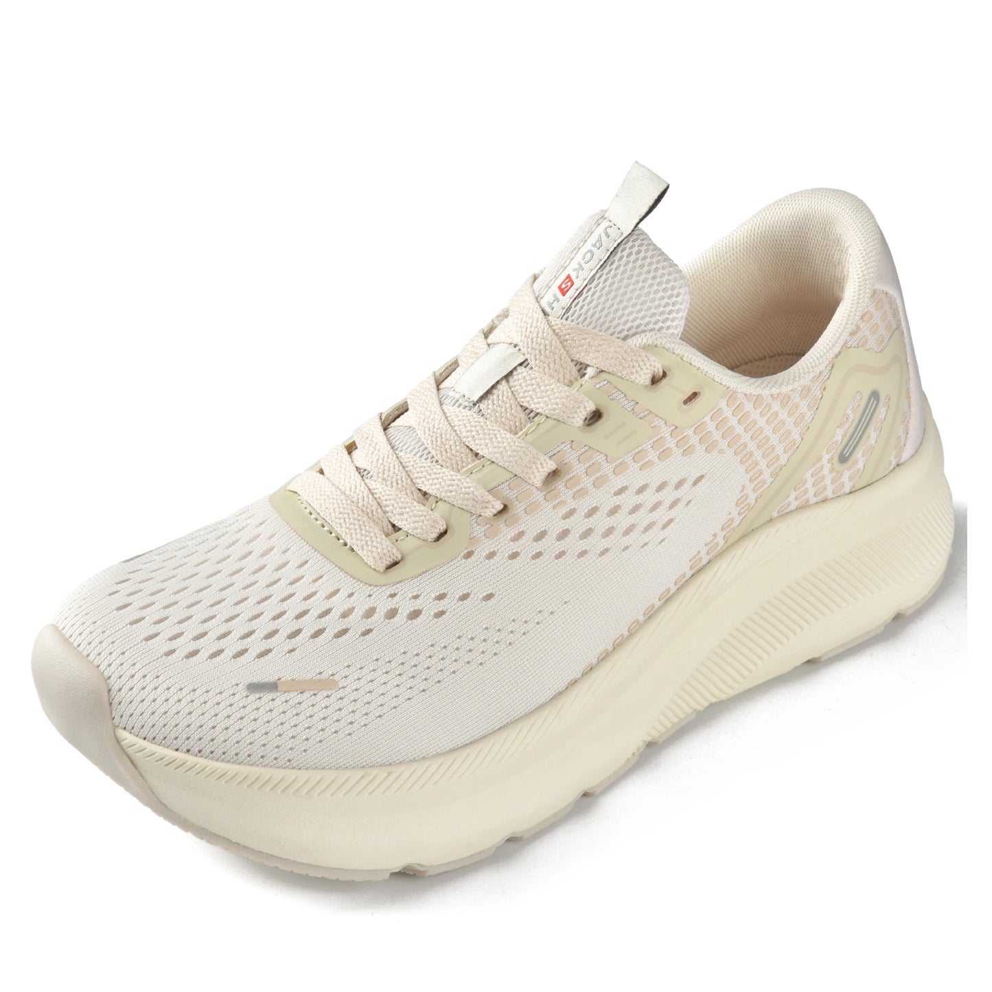Women's Print Mesh Sneakers – Lightweight Lace-Up Athletic Shoes for Walking & Casual Wear.