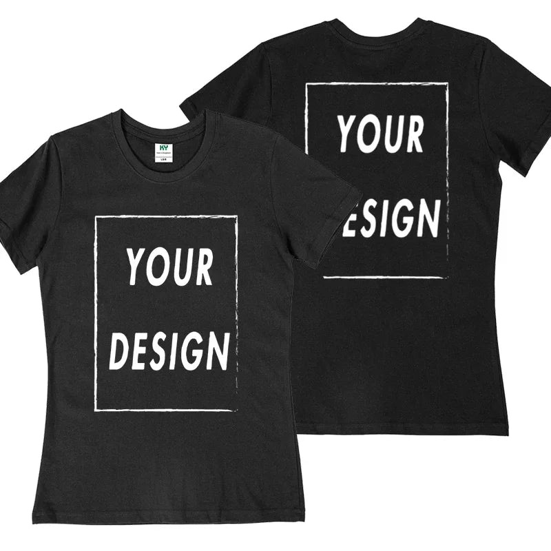 Unisex Custom T-Shirt — Buy 1 Get 1 FREE! Add Your Own Design | Front & Back Print | 10 Colors