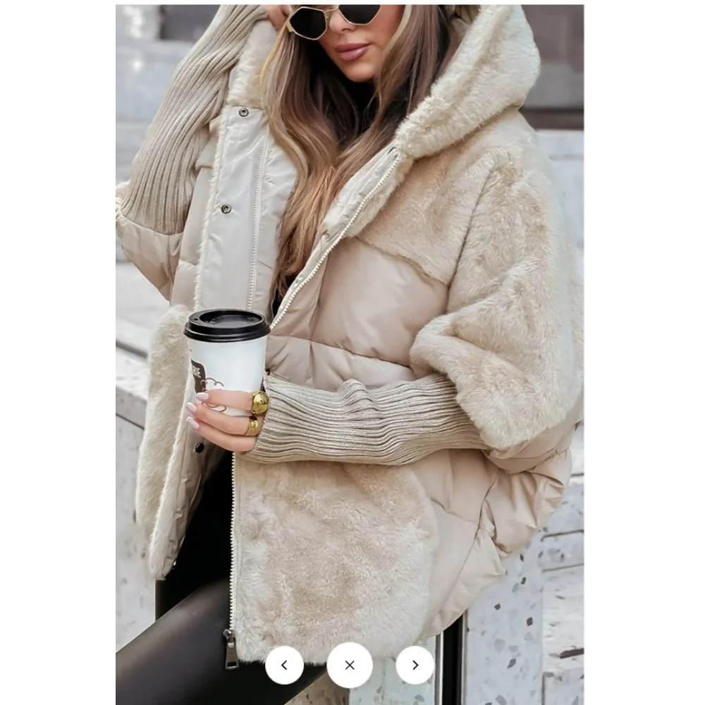 Women's 2024 Loose Hooded Down Jacket-Cozy & Stylish Winter Essential