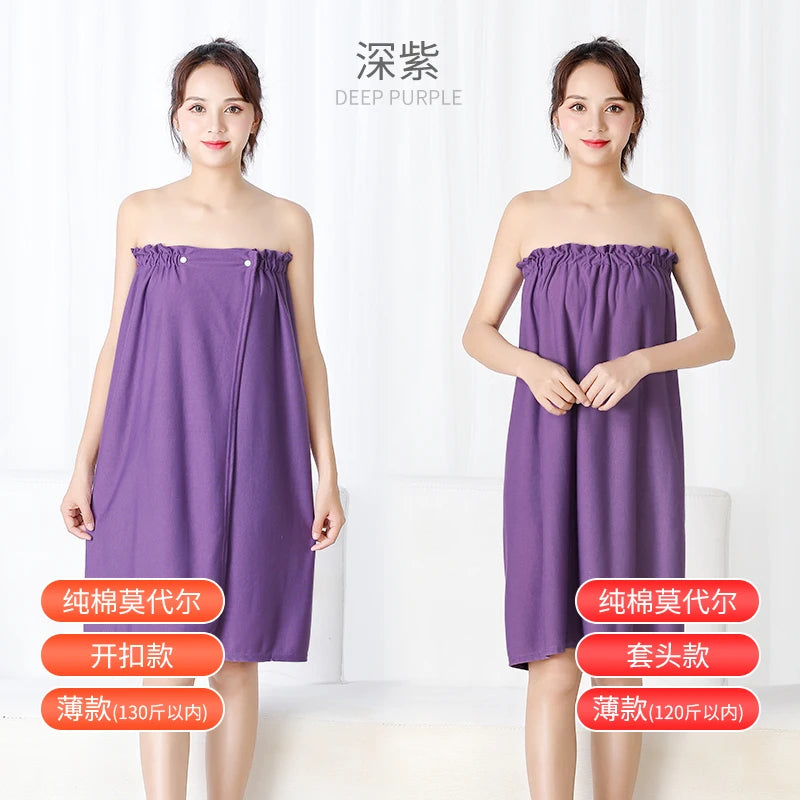 Women's Versatile Microfiber Bath Wrap - Premium Soft Handmade Towel for Spa, Salon, Sauna & Home