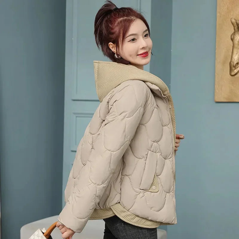 Women's 2024 winter Parka Coat-Thick and Warm Padded Outerwear.