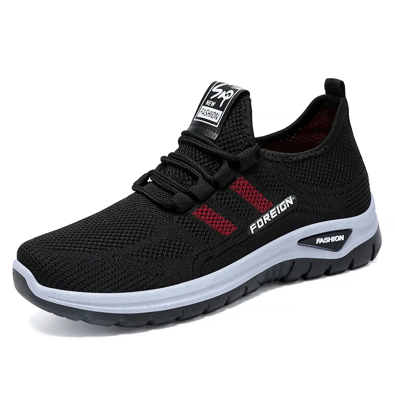 Women's Breathable Mesh Running Sneakers - Lightweight Athletic Walking Shoes with Anti-Slip Rubber Sole