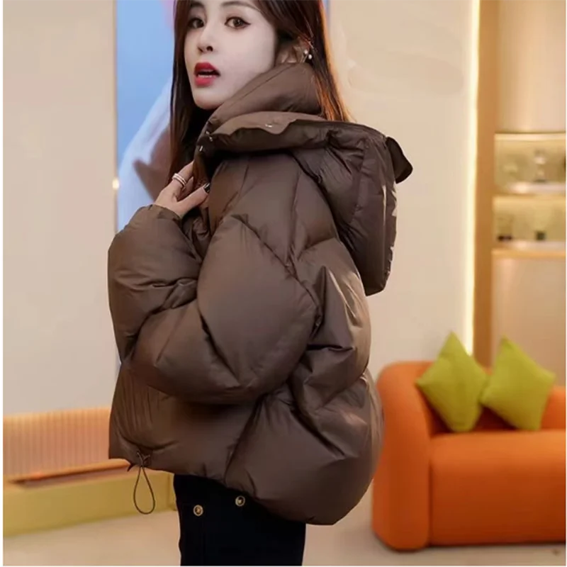 Women's Premium Cotton-Polyester Hooded Padded Jacket for Women-Autumn/Winter 2025.