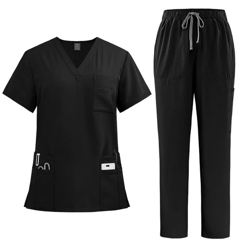 Unisex Medical Uniforms Men Women Nursing Clothes Beauty Costume Nurse