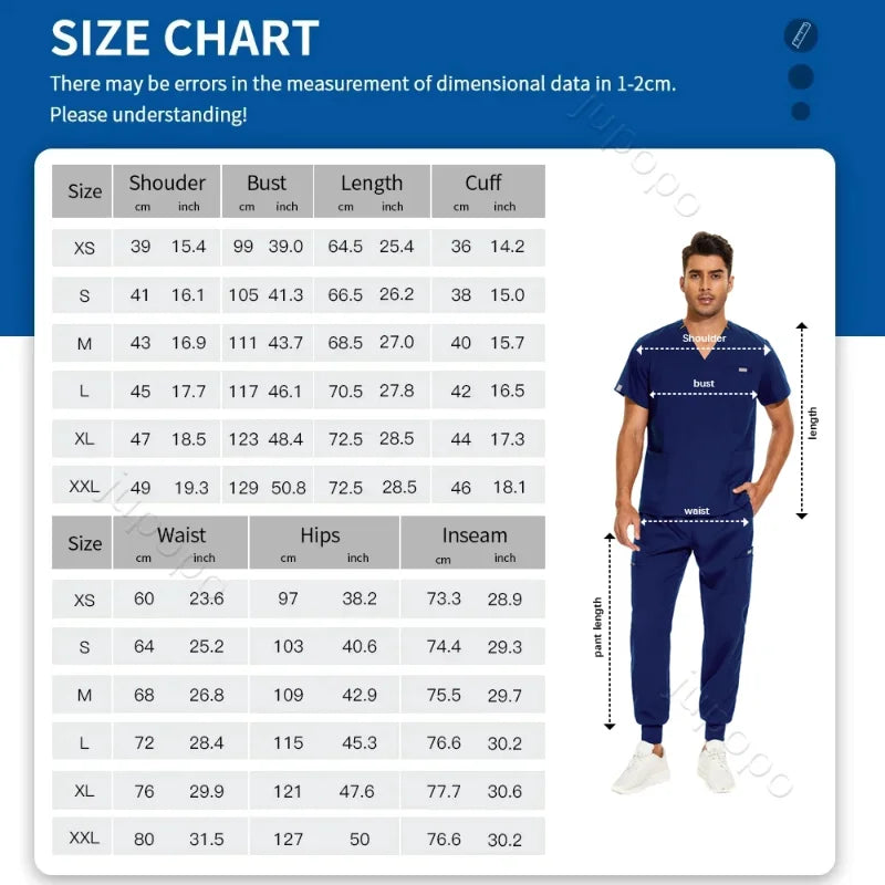 Women's Vibrant Multicolor Scrubs Set: Stylish Short Sleeve Top & Pants for Nurses & Pet Doctors