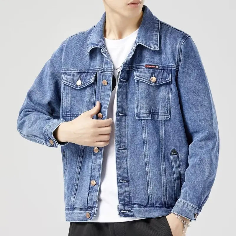 Men's 2024 Plus Size Padded Denim Cotton Jacket - Thicker, Warmer, and Stylish Winter Essential!"