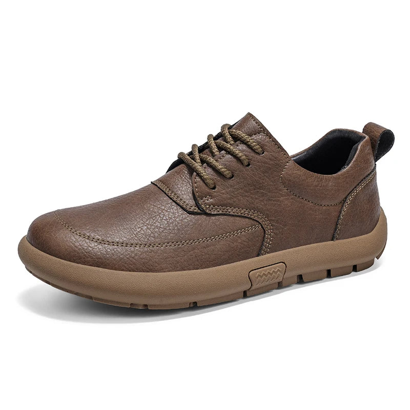 MIXIDELAI Men's Casual Platform Oxford Sneakers | Breathable Lace-Up Comfort Shoes | Spring Autumn