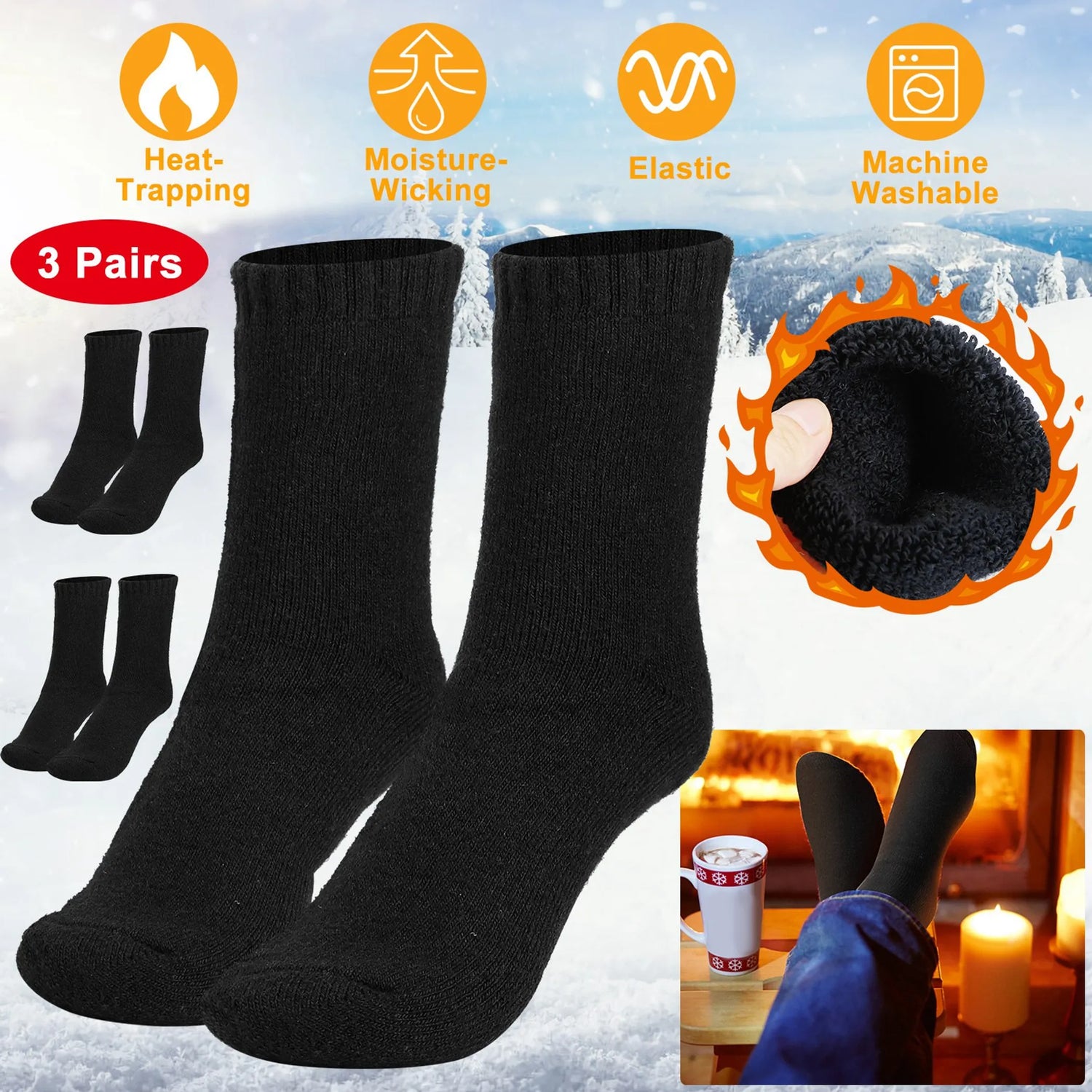 Men's Winter Thermal Socks