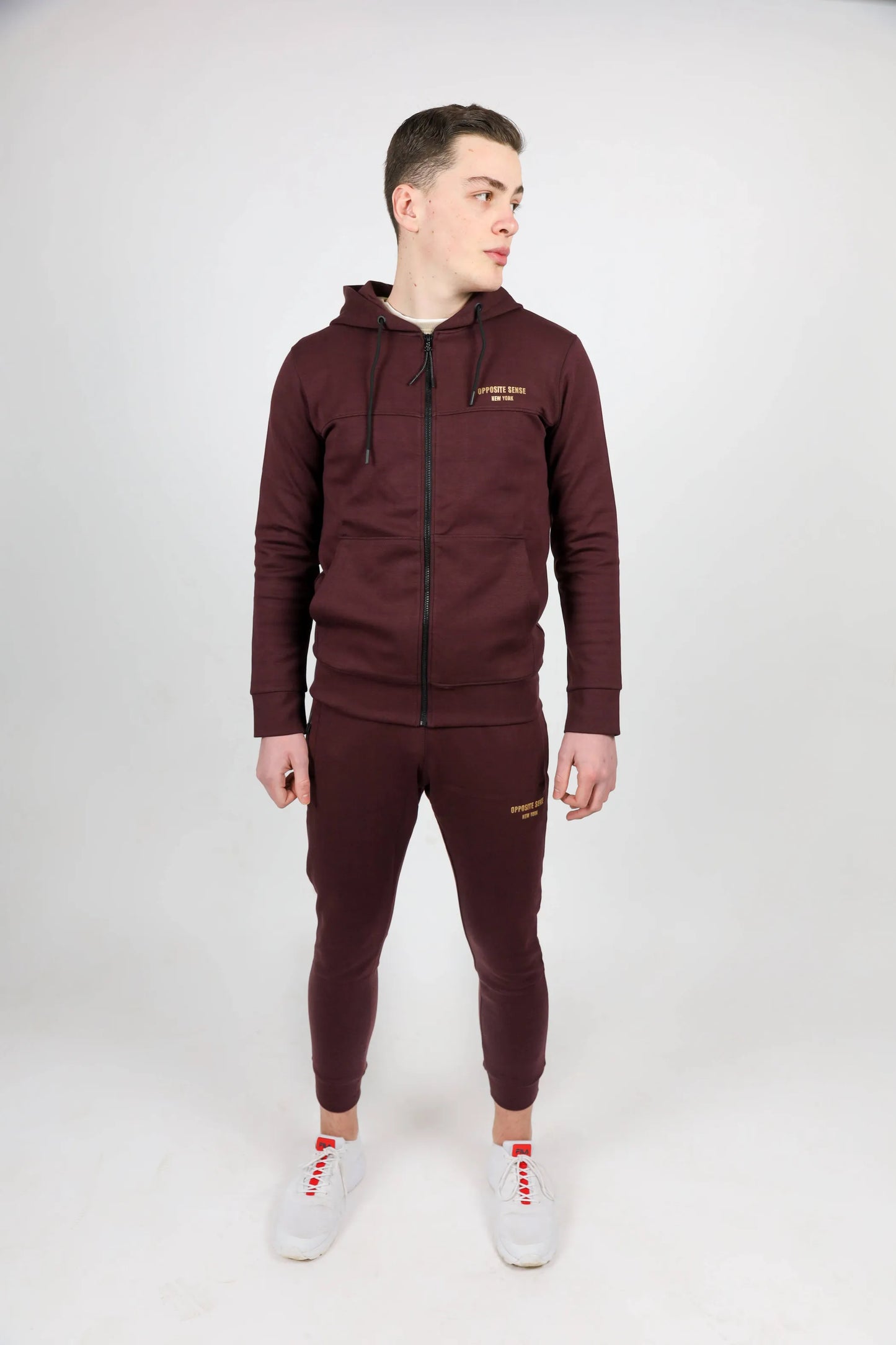 Men's 100% Cotton Burgundy Sweat Suit - Ultimate Comfort & Style