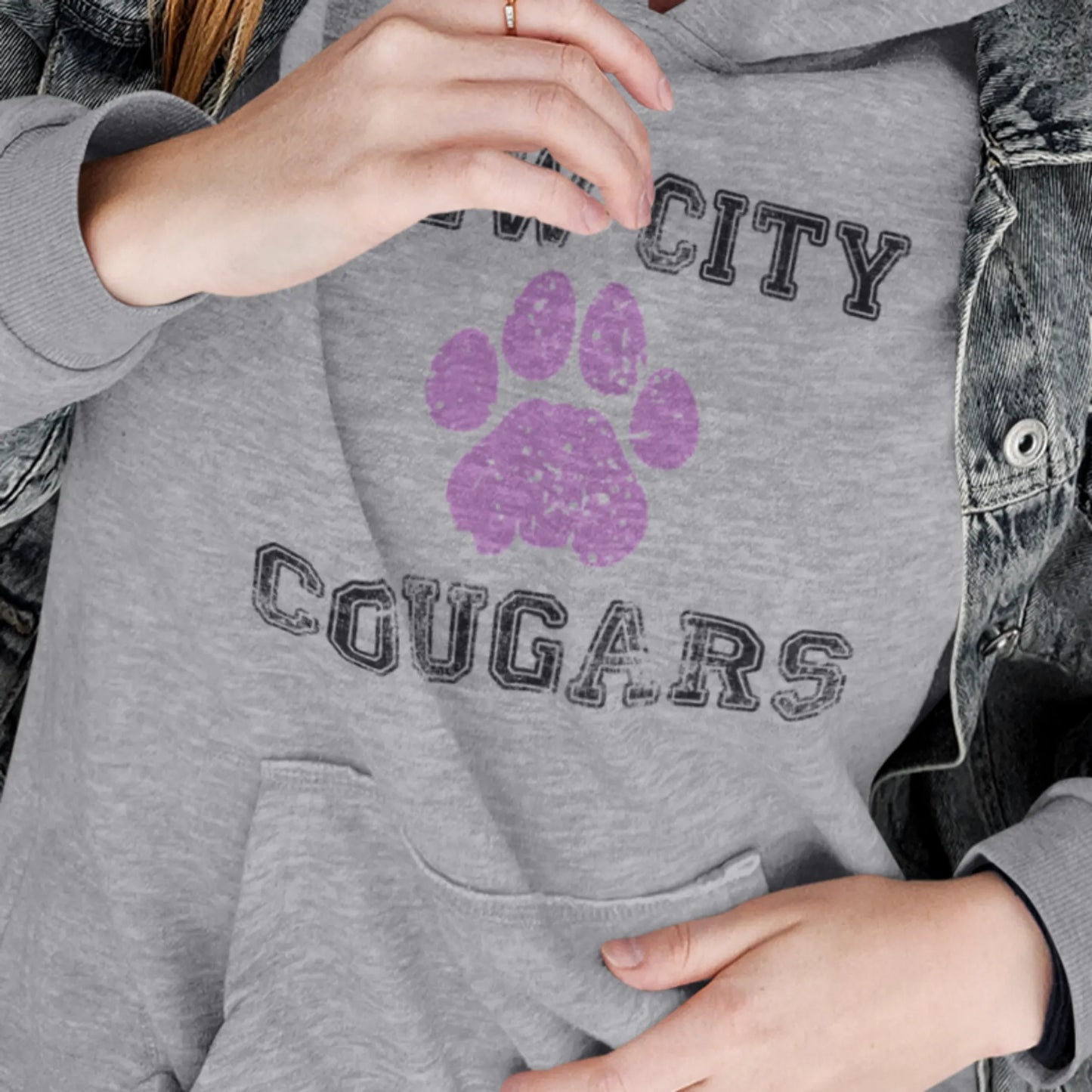 Unisex Cougars Hooded Sweatshirt - Cozy & Stylish Comfort - Pack Of: 1