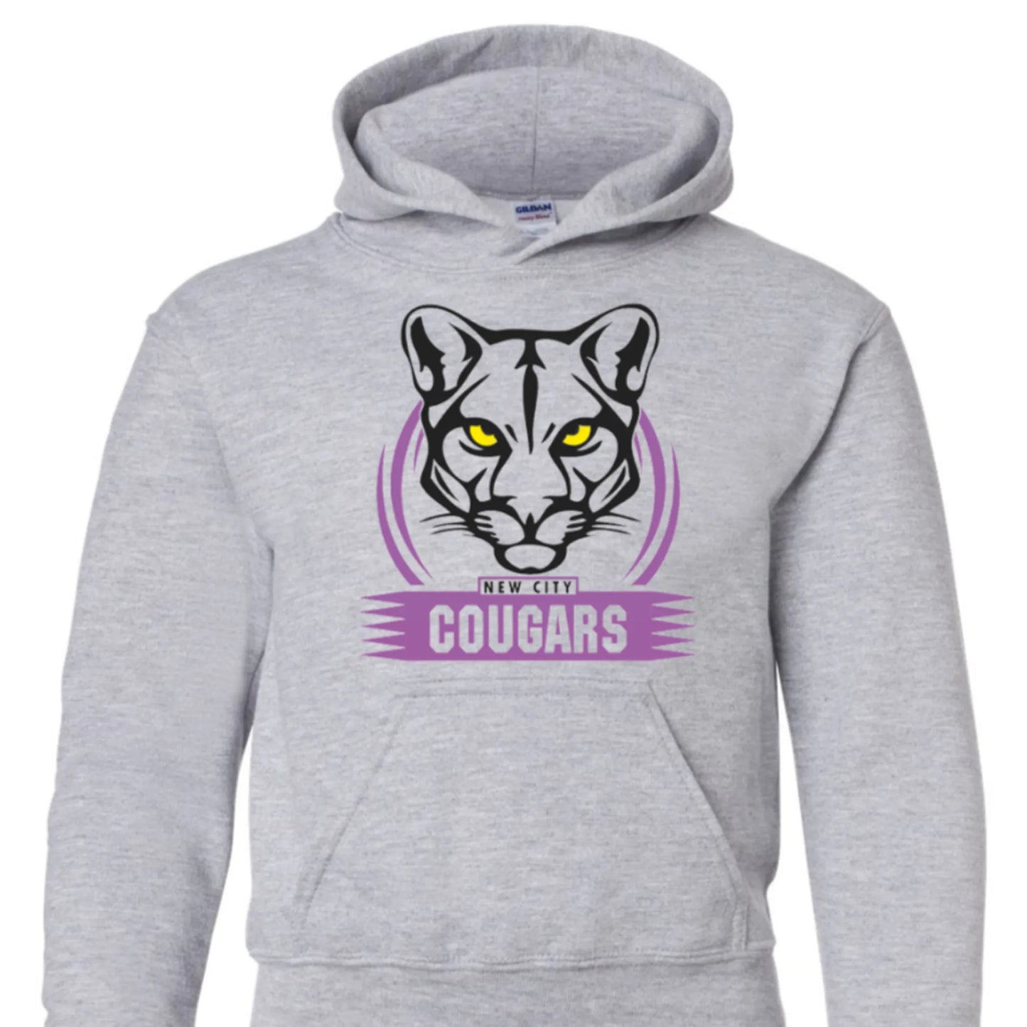 Unisex Cougars Hooded Sweatshirt - Cozy & Stylish Comfort - Pack Of: 1