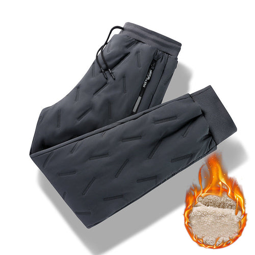 Men's Cozy Velvet Fleece Pants for Winter Comfort & Style