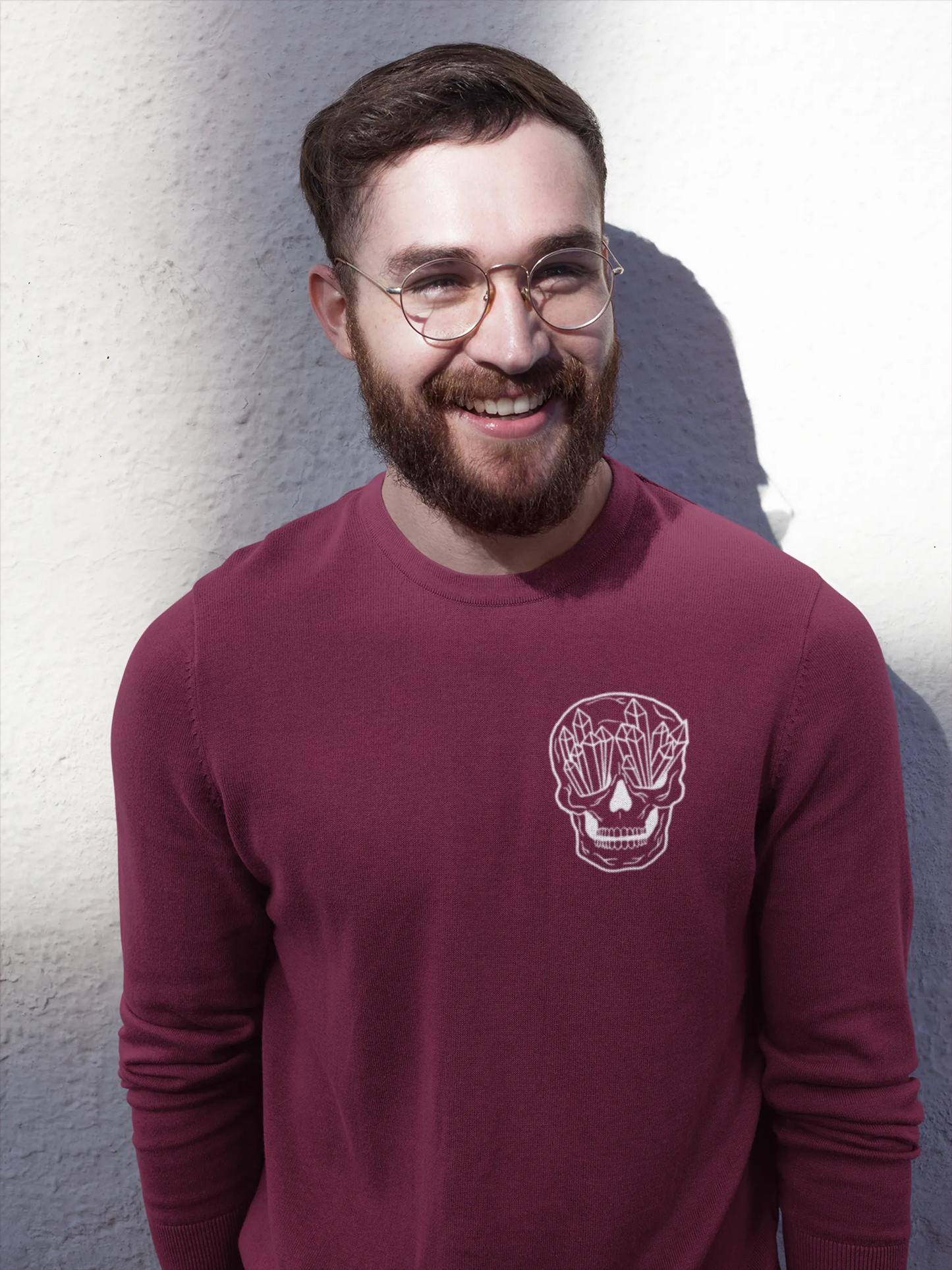 Men's Skull Graphic Sweatshirt - Edgy Streetwear Crewneck | Bold Style - Pack Of: 1