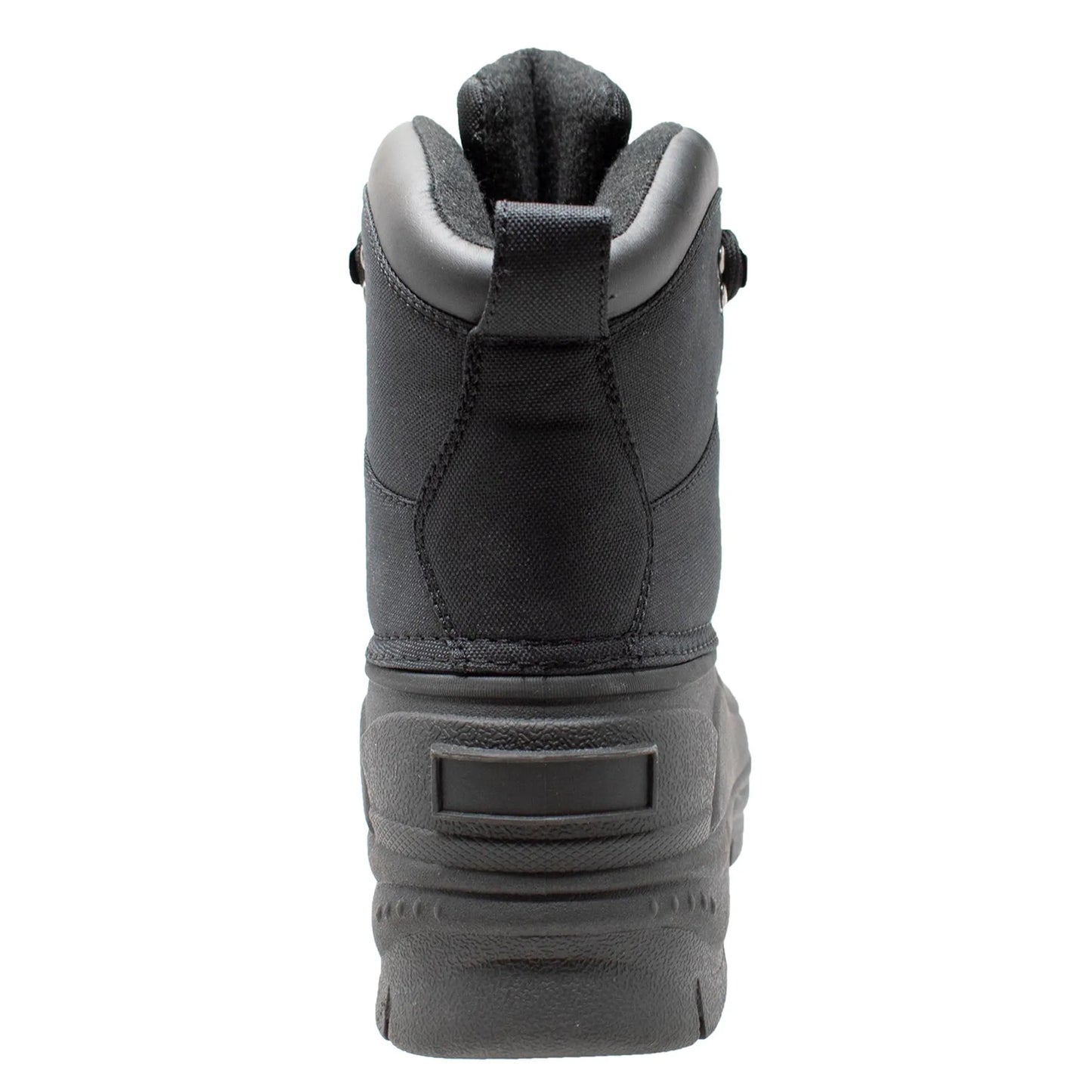 Men's Waterproof Winter Boots - Lace-Up Insulated Snow Boots - Durable Nylon Outdoor Footwear