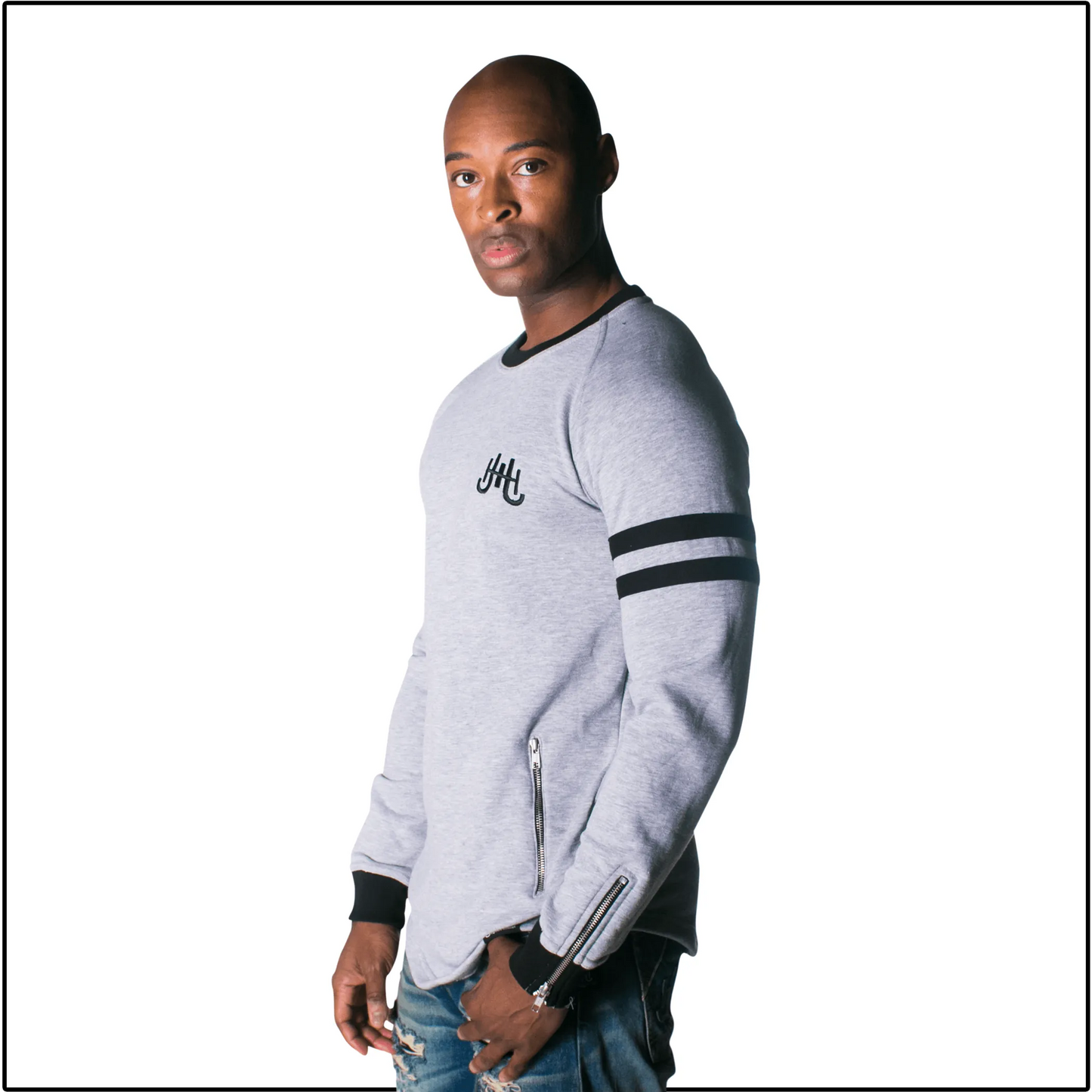 Men's JH Sweatshirt - Ultimate Comfort Blend (80% Cotton, 20% Polyester)