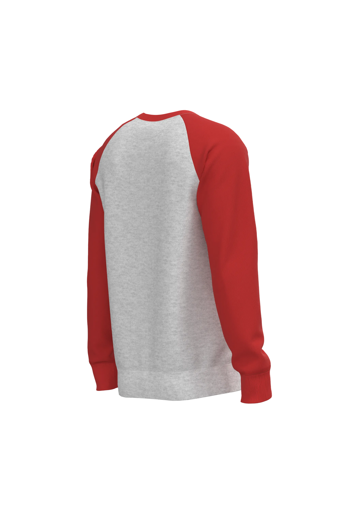 Men's Atlanta Panda Allstar Raglan Sweatshirt - Cotton Poly Terry Fleece | Basketball Fan Apparel