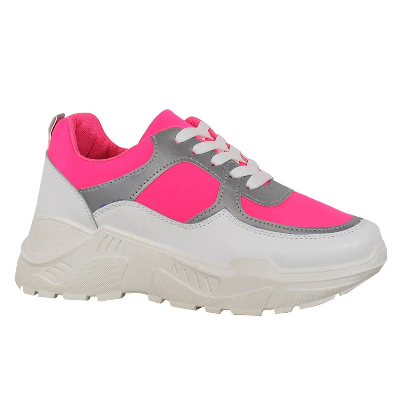 Unisex Thunder Neon Chunky Platform Sneakers - Retro Dad Shoes