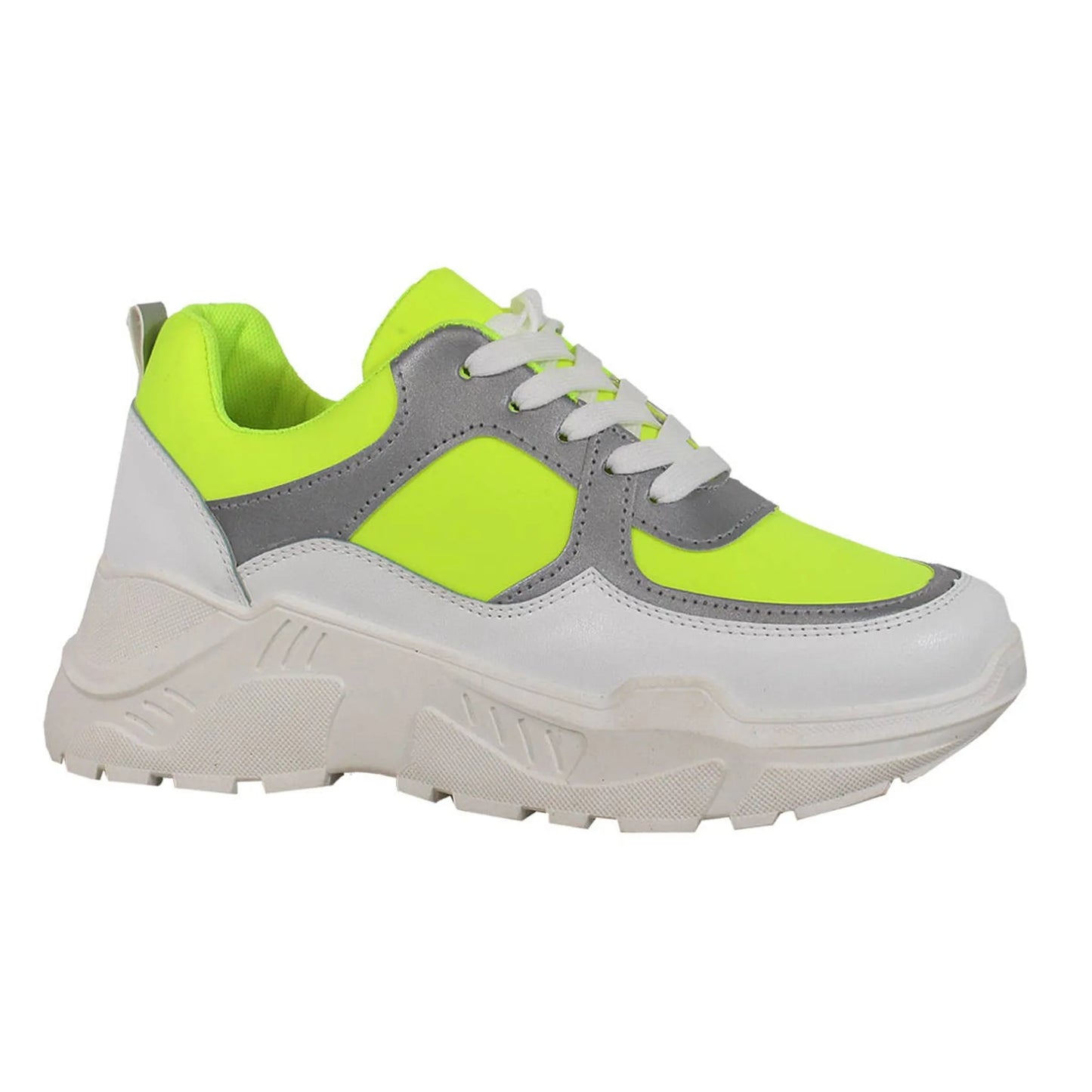 Unisex Thunder Neon Chunky Platform Sneakers - Retro Dad Shoes