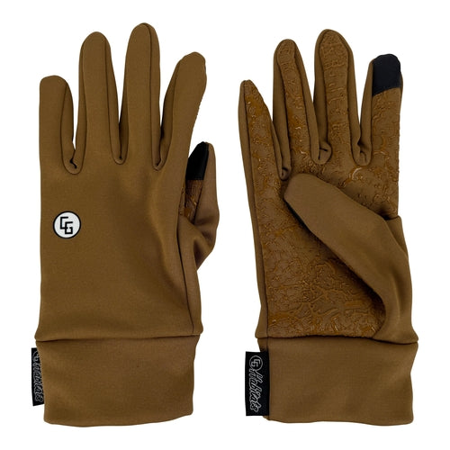 Unisex Thermal Liner Gloves - Water-Resistant Polyester-Elastane Blend for Cold Weather Protection