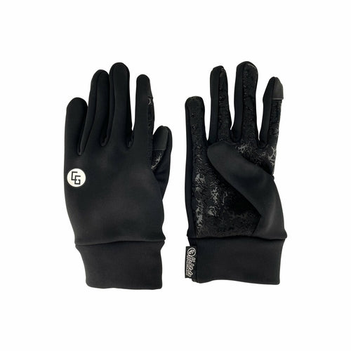 Unisex Thermal Liner Gloves - Water-Resistant Polyester-Elastane Blend for Cold Weather Protection