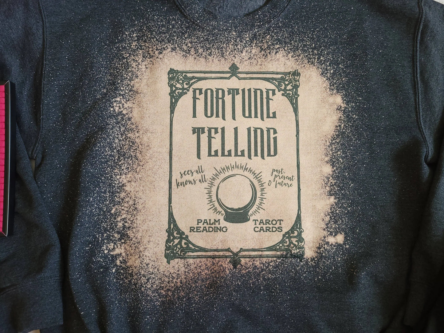 Unisex Cozy Fortune Telling Sweatshirt in Plush Fleece