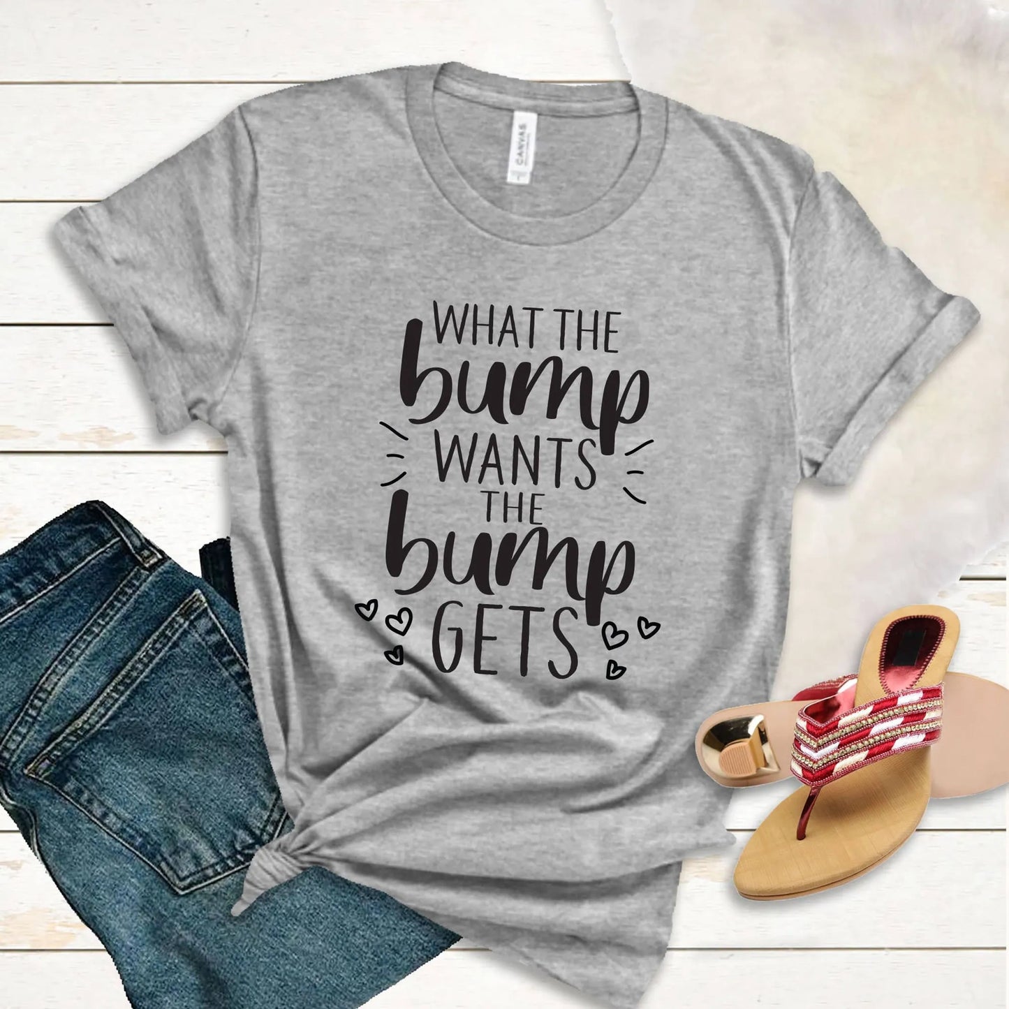 Women's Funny Maternity T-Shirt | Cute Pregnancy Graphic Tee | Baby Shower Gift