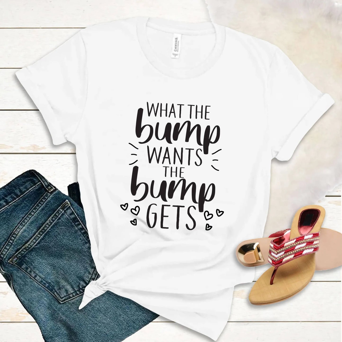 Women's Funny Maternity T-Shirt | Cute Pregnancy Graphic Tee | Baby Shower Gift