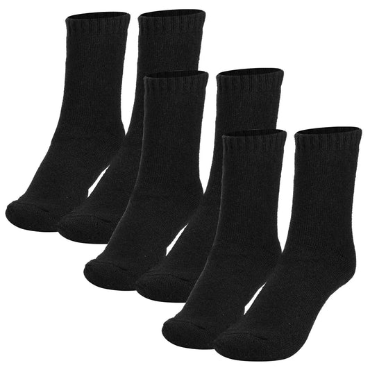 Men's Premium Wool Socks 3-Pack - Soft Thermal Winter Cozy