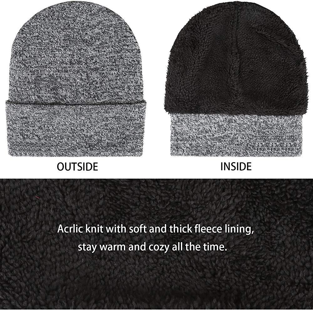 Unisex Winter Accessories Set - Beanie, Scarf & Touch Screen Gloves