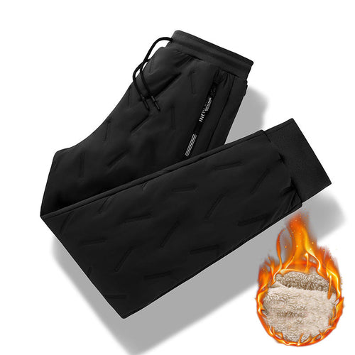 Men's Cozy Velvet Fleece Pants for Winter Comfort & Style