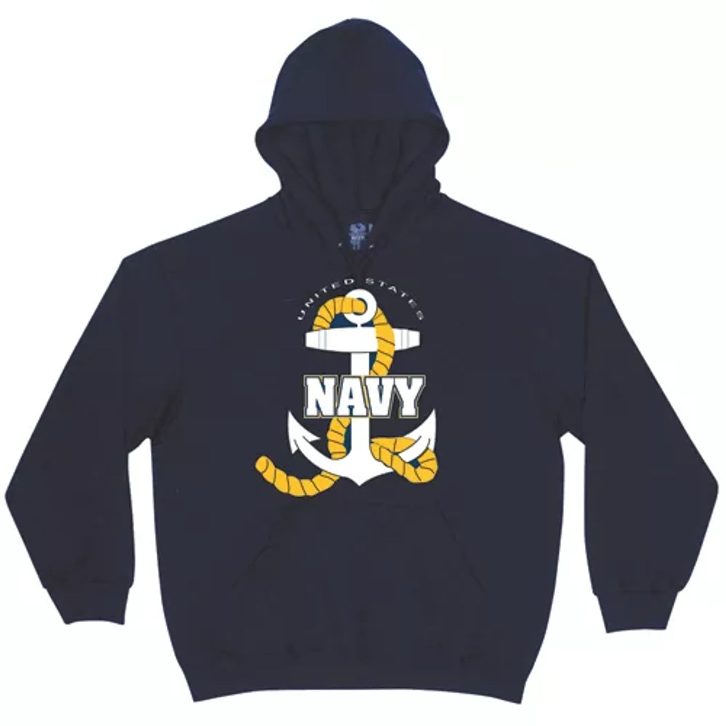 Unisex Premium Navy Hoodie | 50/50 Cotton Poly Blend Sweatshirt