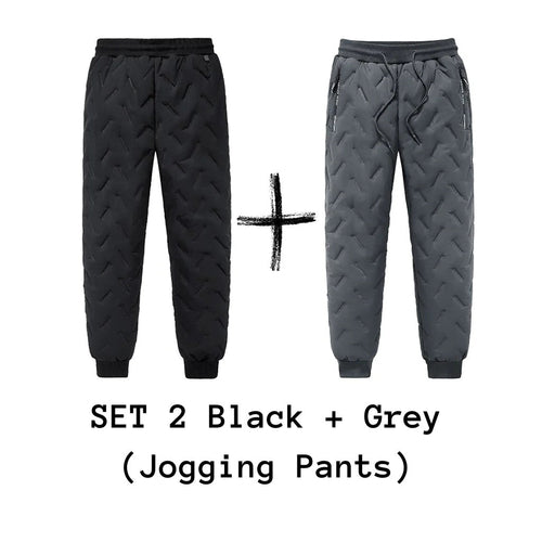Men's Cozy Velvet Fleece Pants for Winter Comfort & Style