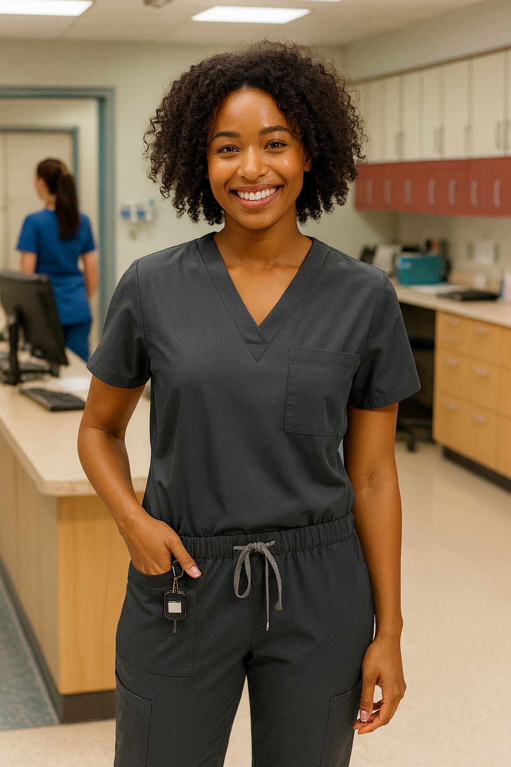 Women's Classic New Nurse Scrubs Set Nurse Accessories Medical Uniform