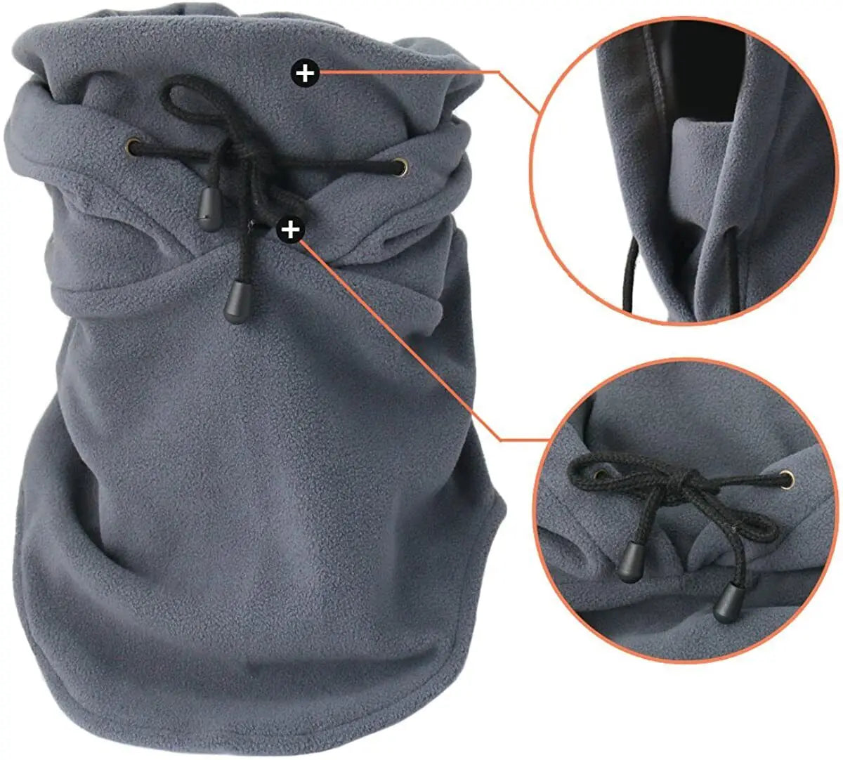 Unisex Windproof Plush Balaclava - Winter Hood Mask for Cycling & Outdoor Sports