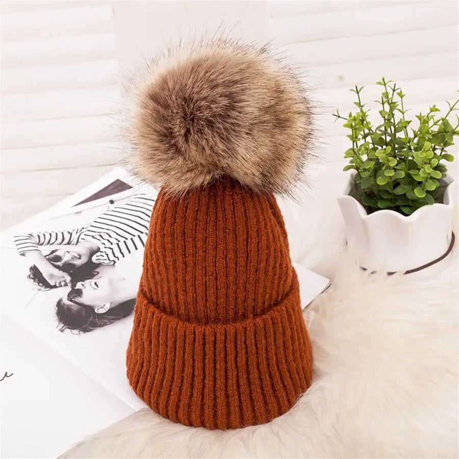 Women's Speelk 2021 Mohair Wool Knitted Beanie Hat