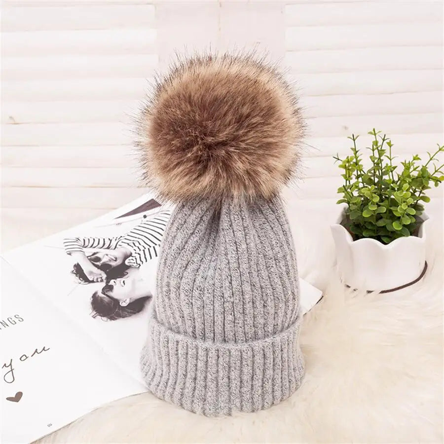 Women's Speelk 2021 Mohair Wool Knitted Beanie Hat
