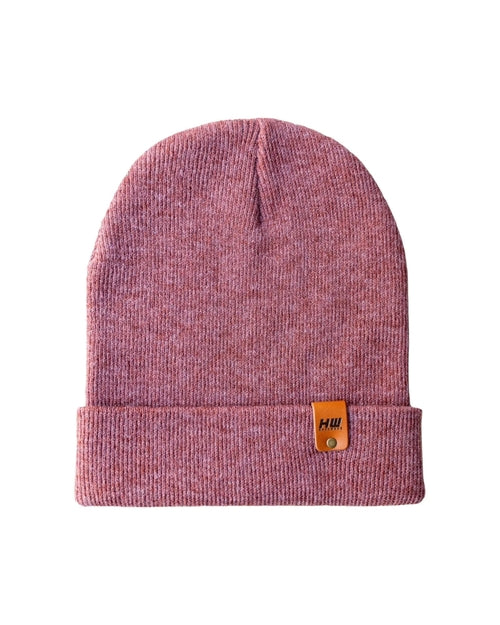 Unisex HAAKWEAR Knit Cuffed Beanie - Rusty Burgundy