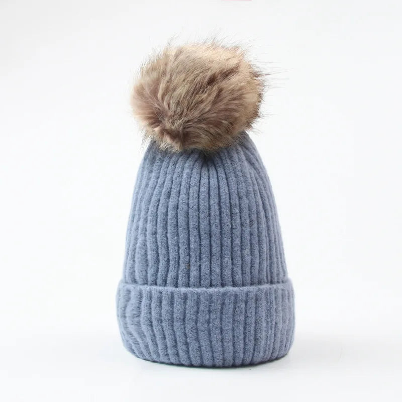 Women's Speelk 2021 Mohair Wool Knitted Beanie Hat