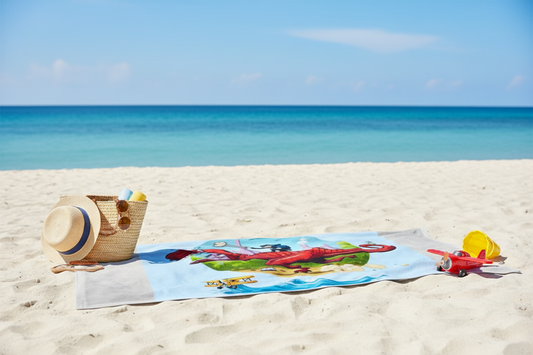 Lightweight Microfiber Beach Towel - Quick-Dry, Super Absorbent & Compact for Travel