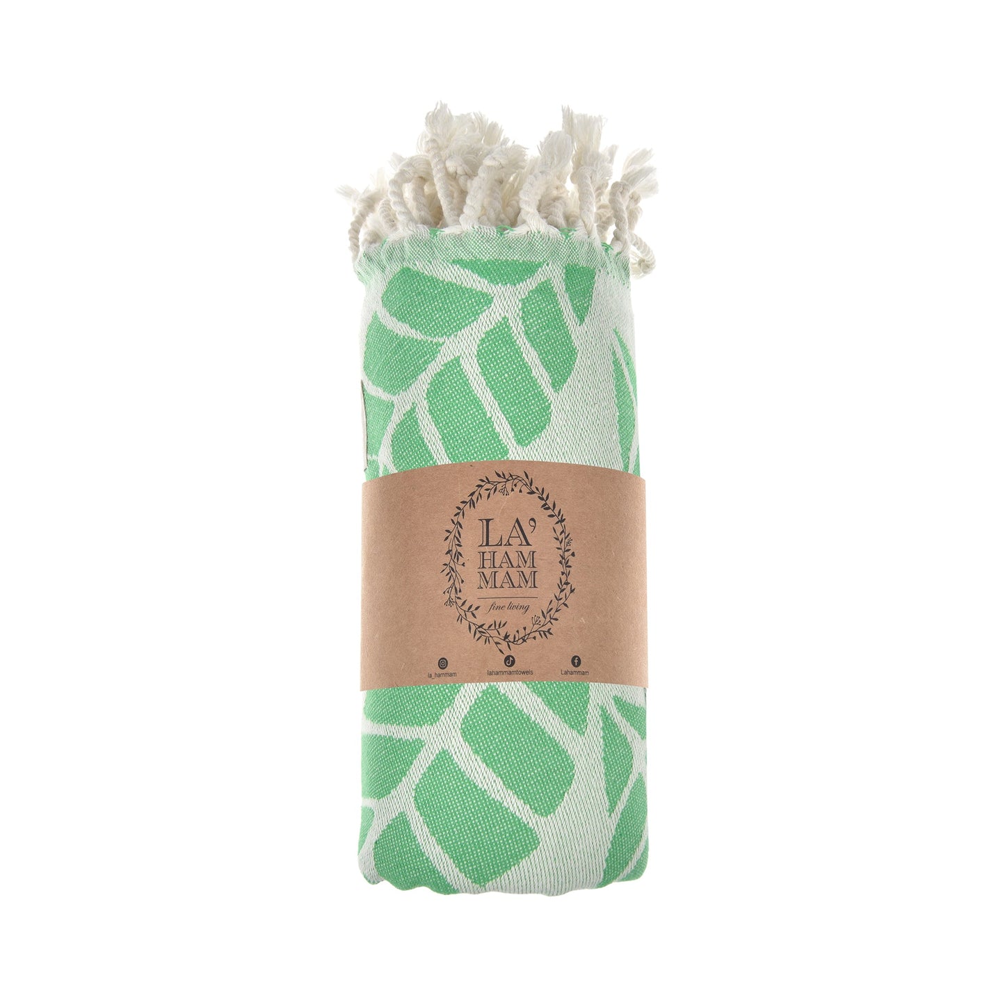 Premium Seaweed Turkish Peshtemal Beach Towel - 100% Oeko-Tex Cotton, Lightweight & Absorbent