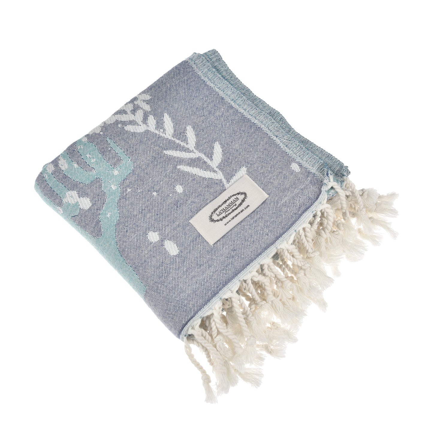 Exclusive Deep Bubbles Peshtemal Towel - 100% Oeko-Tex Cotton, Beach, Travel & Spa