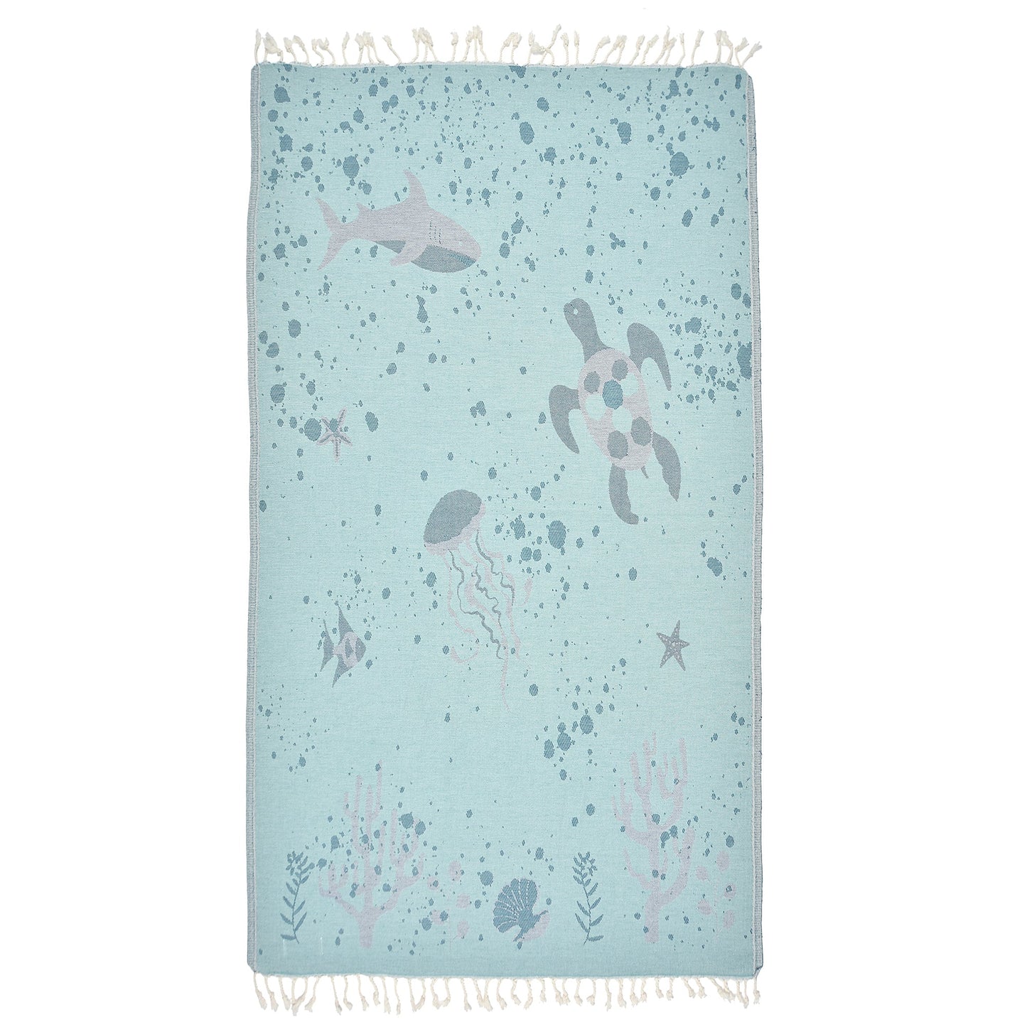 Exclusive Deep Bubbles Peshtemal Towel - 100% Oeko-Tex Cotton, Beach, Travel & Spa