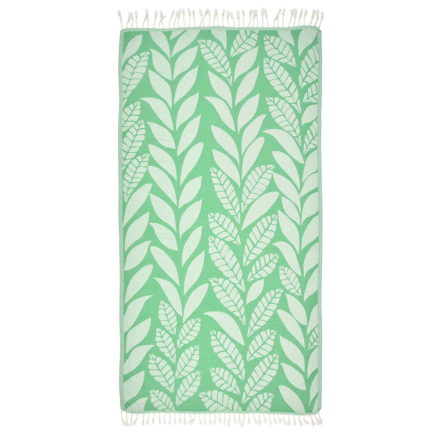 Premium Seaweed Turkish Peshtemal Beach Towel - 100% Oeko-Tex Cotton, Lightweight & Absorbent