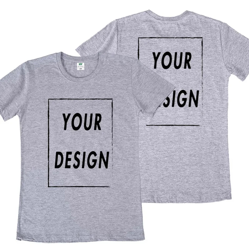 Unisex Custom T-Shirt — Buy 1 Get 1 FREE! Add Your Own Design | Front & Back Print | 10 Colors