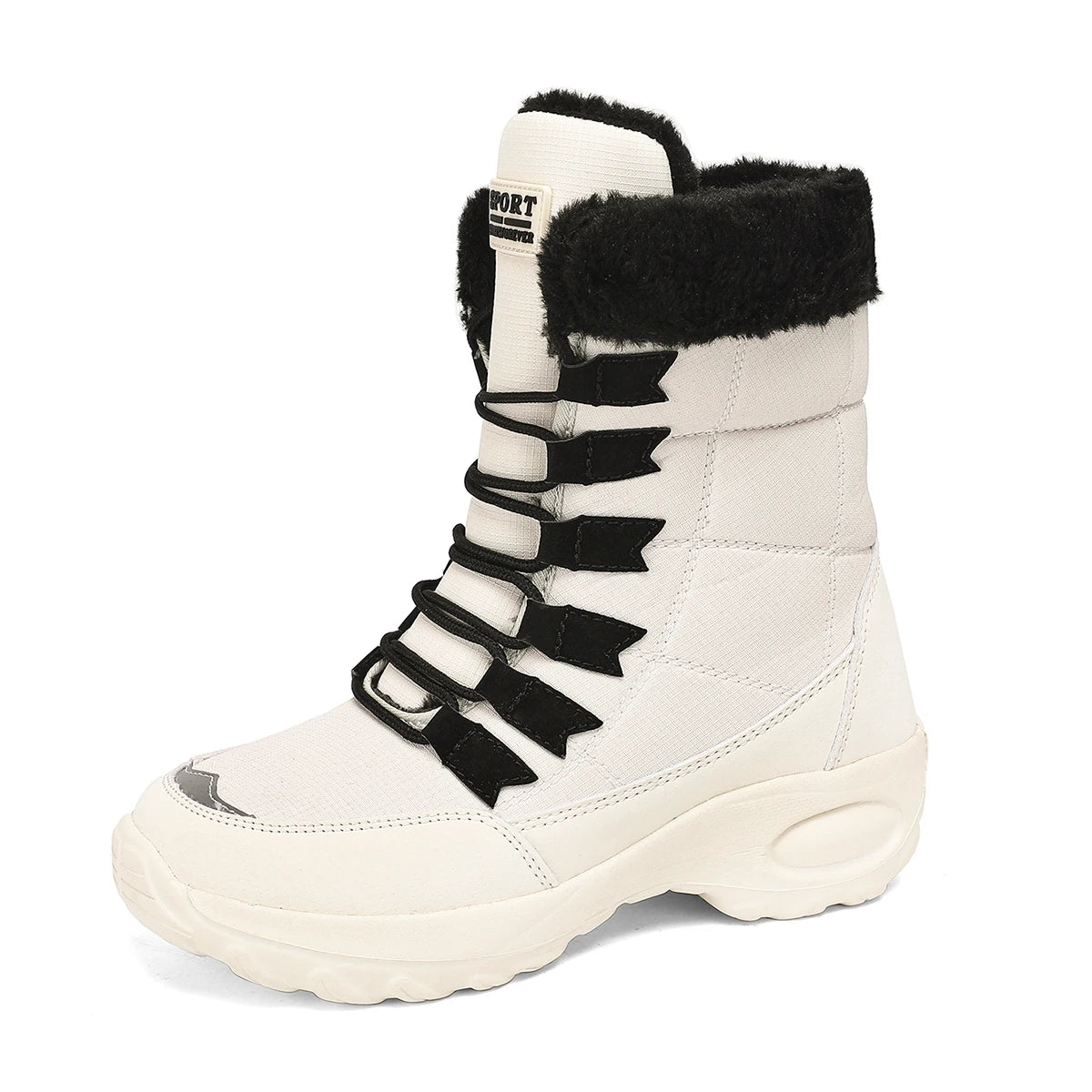 Women's Waterproof Slip-On Winter Ankle Hiking Boots