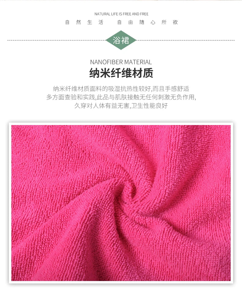 Women's Versatile Microfiber Bath Wrap - Premium Soft Handmade Towel for Spa, Salon, Sauna & Home