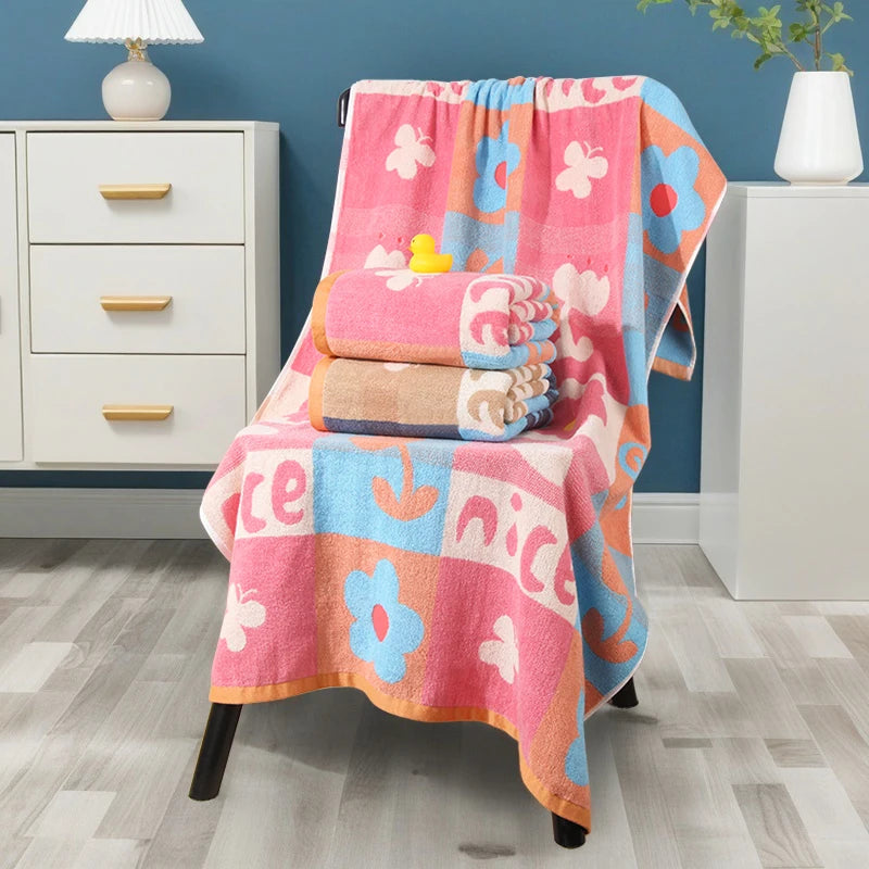 Premium 100% Cotton Bath Towels - Ultra Plush, Quick-Drying & Super Absorbent Spa-Quality Towels