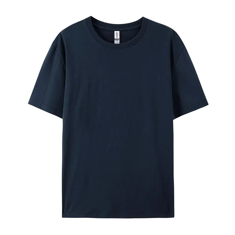 Teekossc Men's 100% Cotton Crew Neck T-Shirt | Breathable Summer Tee | Casual Short Sleeve Top – 20 Colors.