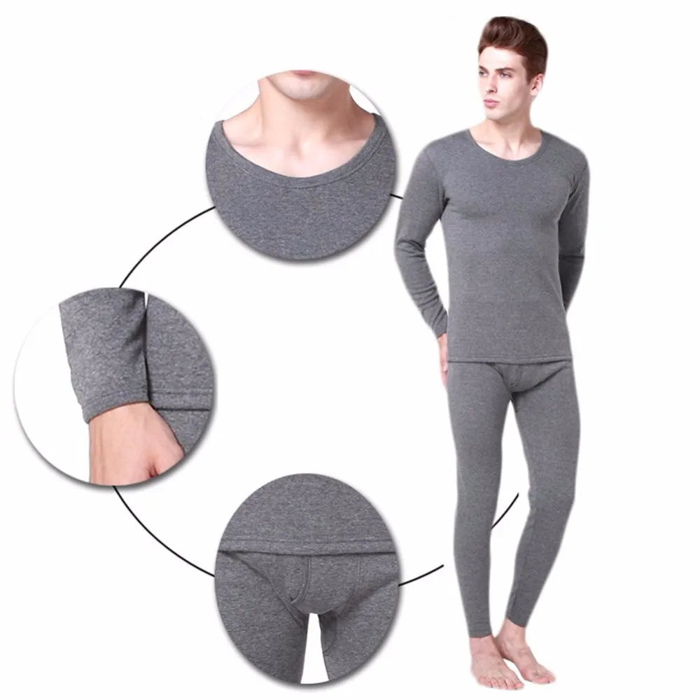 Men's NoEnName_Null Winter Thermal Underwear Set - Long Johns