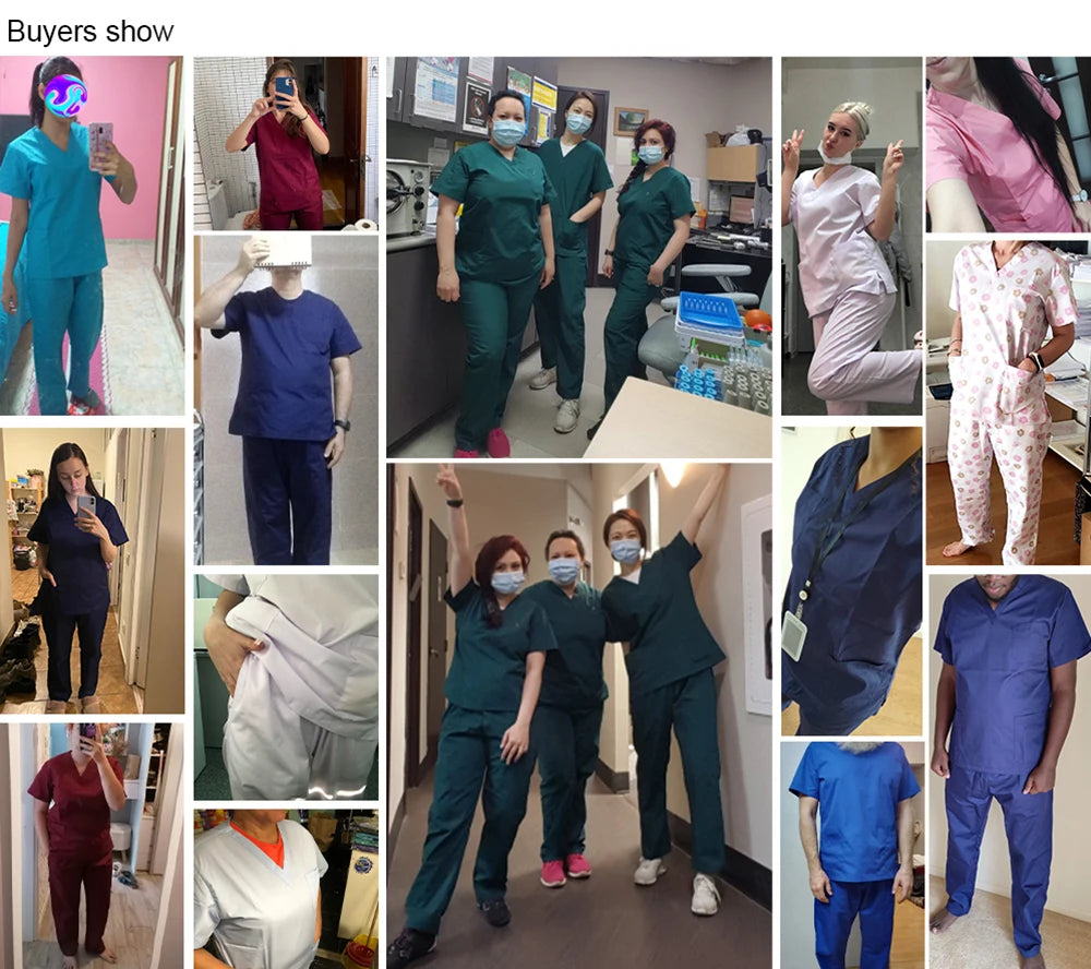Premium Unisex Medical Scrubs - Stylish & Comfortable Workwear